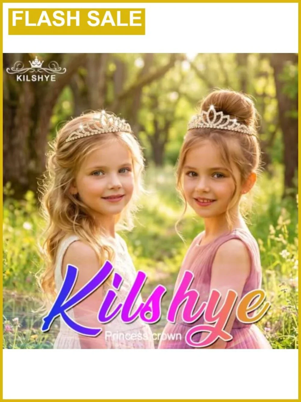 Rhinestone Princess Tiara Hair Accessory for Girls | Costume Headwear